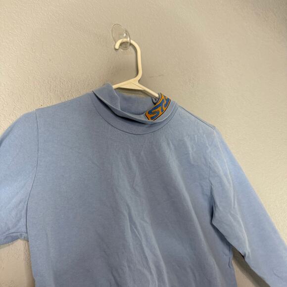 Y2K Stussy Blue Turtle Neck Blue Size XS - Picture 3 of 5
